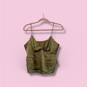 SHEIN Olive Green Camisole Top